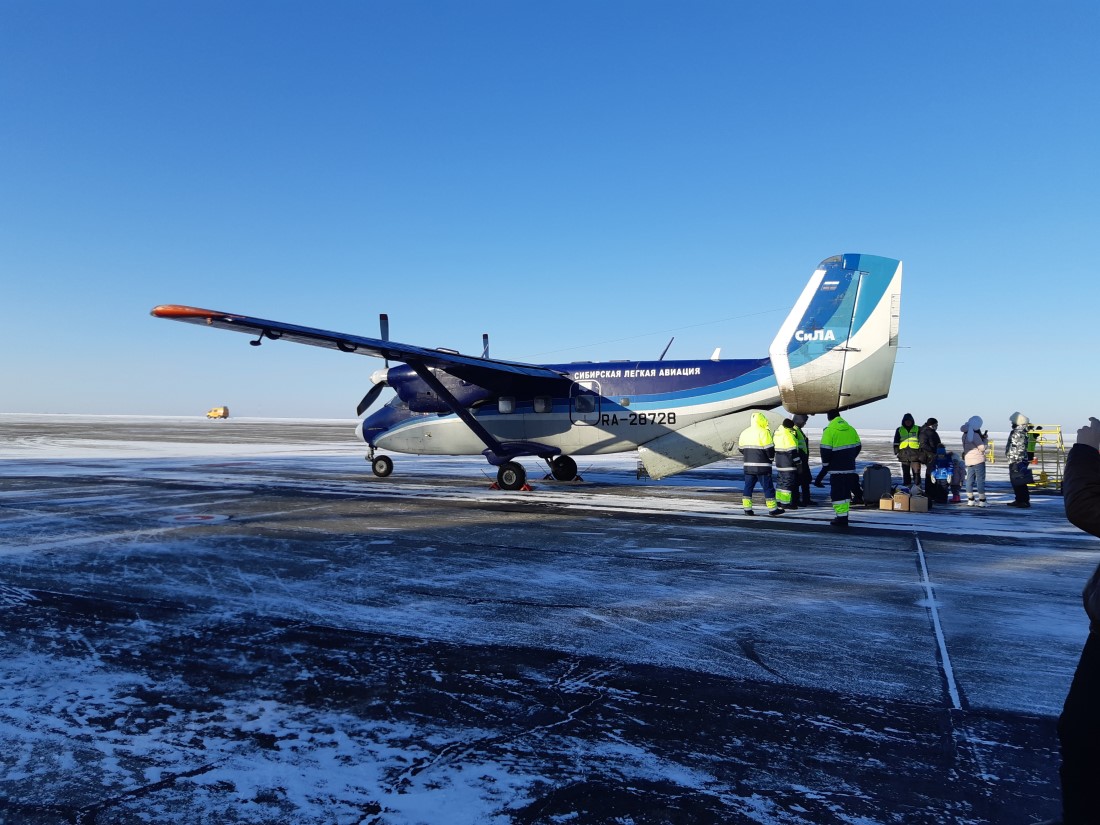 Ан-28 авиакомпании СиЛА в аэропорту Барнаул