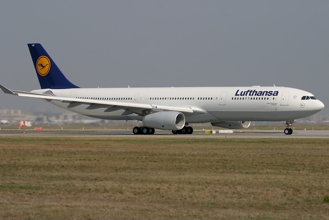 Airbus A330-343X «Lufthansa» в Франкфурте-на-Майне