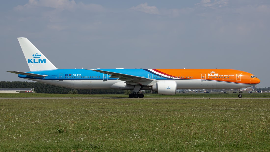 Необычный самолёт Boeing 777 «KLM»